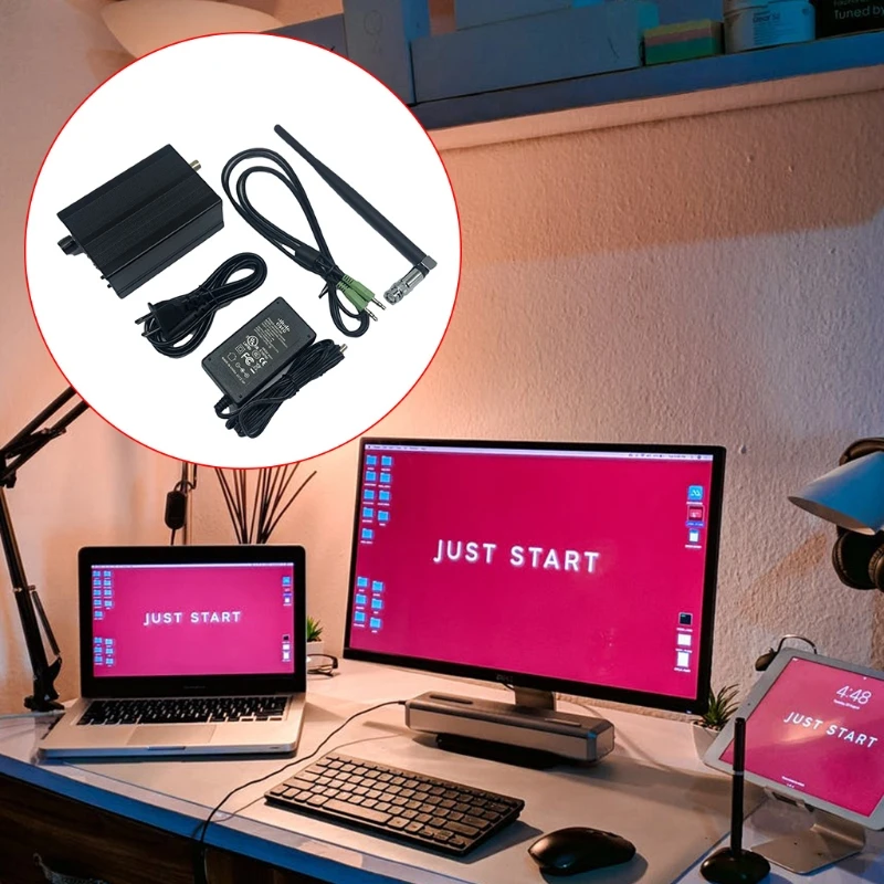 

5W Stereo Digital FM Transmitter FM Transmitter Mini FM Radio Broadcast Station Home Accessories