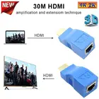 1 пара RJ45 порт 4k HDMI-совместимый удлинитель по CAT5e Cat6 сетевой Ethernet LAN 1080P для HDTV DVD PS3 STB 30 метров