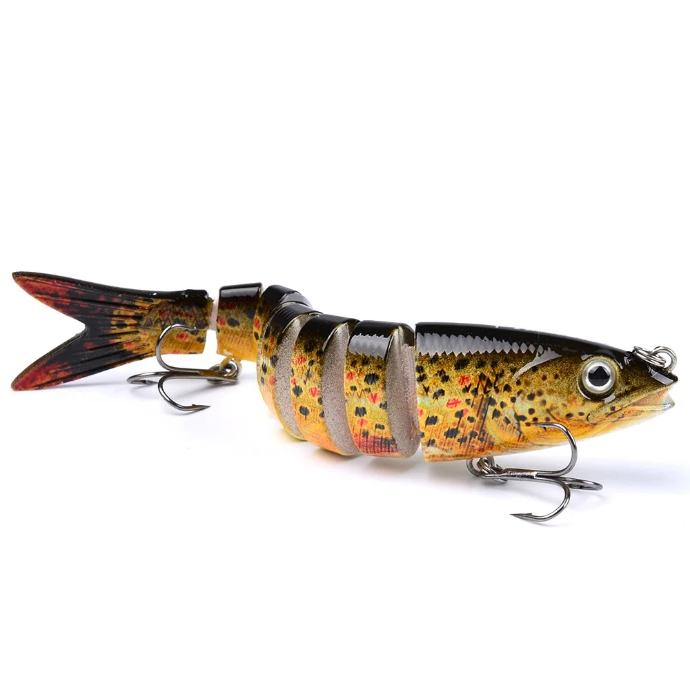 13 28 см 19 г тонущие воблеры 8 сегментов Swimbait Щука воблер рыболовная приманка Мульти