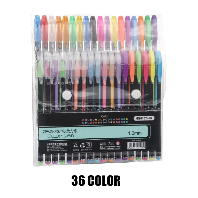 Флуоресцентные гелевые ручки 12-48 цветов |