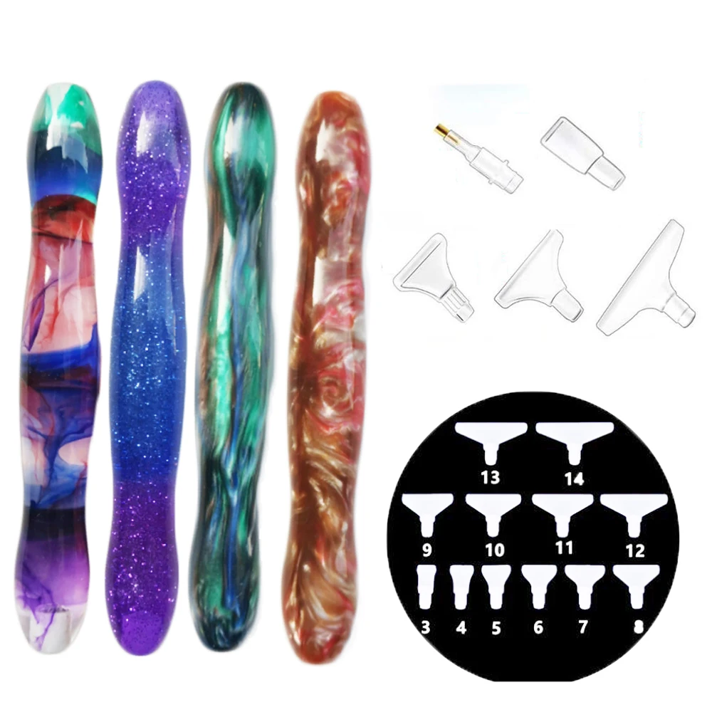 Инструмент для алмазной живописи 5D ручной работы кристальная смола точечная