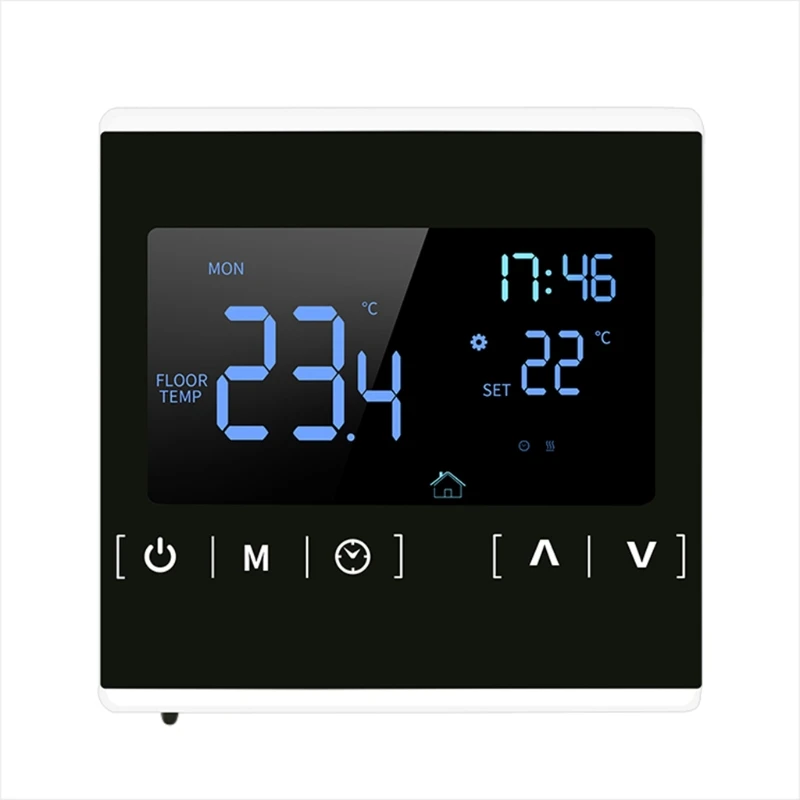 

110V 120V 220V 230V Touch Screen Electric Heating Room Thermostat Temperature Controller Thermoregulator 16A Floor Heat