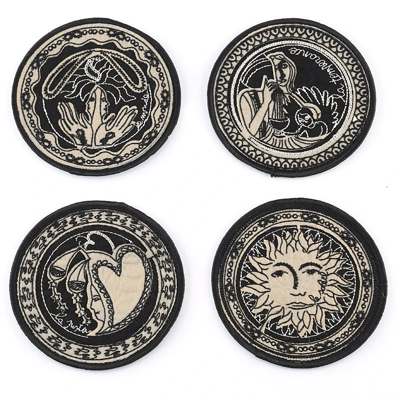 Высококачественные вышитые нашивки с мифологическими рассказами Пришивные