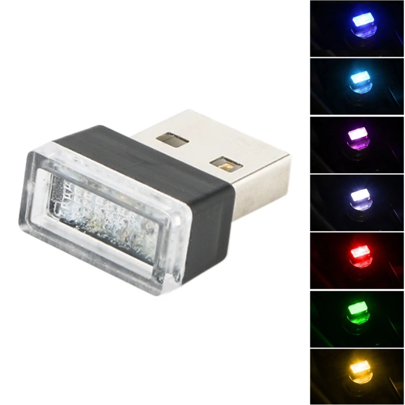 

USB Car Interior Atmosphere Light Led Mini Night Light, Upgraded Decoration Led Neon Lights, Ambient Auto Lamp for All Vehicles