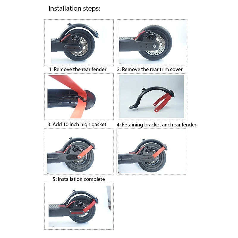 

Aluminum Alloy Mudguard Brackets for Xiaomi M365/PRO Electric Scooter Parts & Accessories
