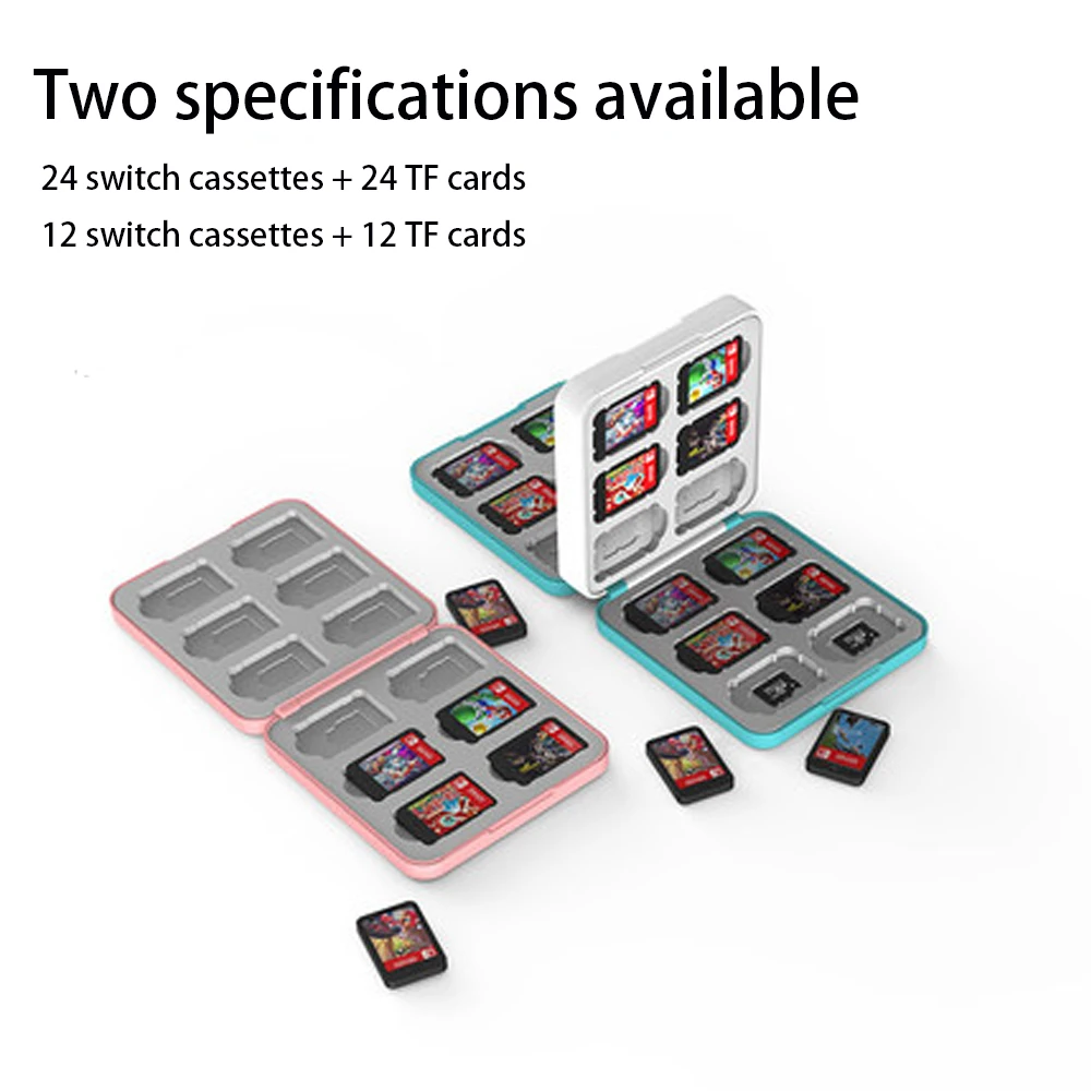 for nintend switch accessories 24 in 1 game memory card micro sd magnetic case holder for nintendo switch storage protector box free global shipping