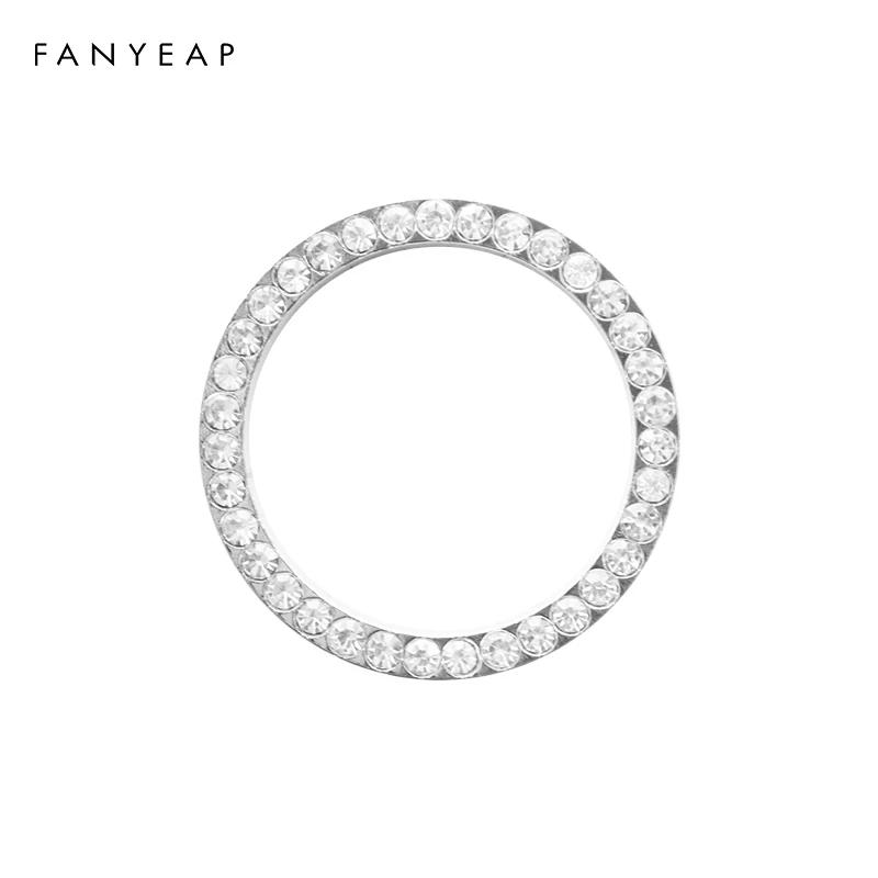 

One-click Start Button Decoration Ring Hand-set Diamond Crystal Ignition Ring Sticker Car Interior Car Accessories