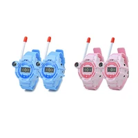 2pcs smart watch remote wireless call walkie talkie childrens play house walkie talkie toy childrens toy with charging