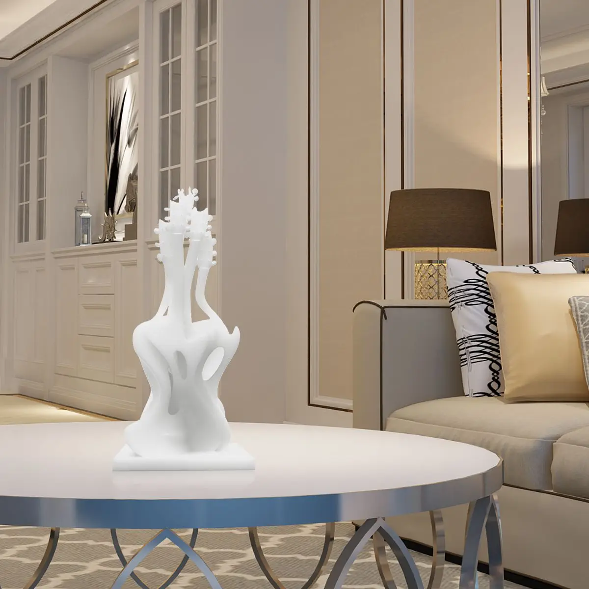 Танцевальная гитара 3D печатная скульптура преувеличенная модель Escultura для