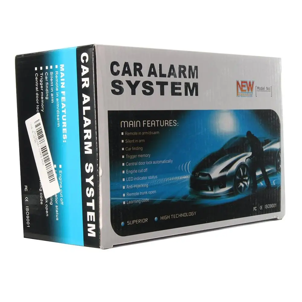 

Reliable Car Vehicle Alarm Protection Burglar System Keyless Entry Siren 2 Remote Control Car Entry Siren