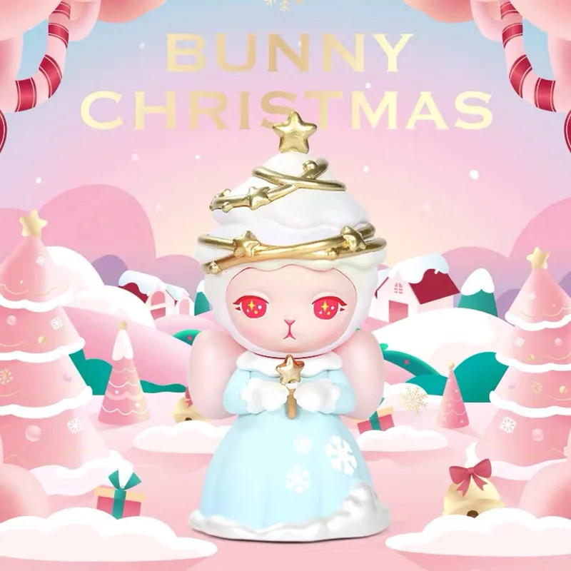 

POPMART BUNNY Christmas Series Blind Box Toy Caja Ciega Guess Bag Kawaii Surprise Doll Anime Model Girl Gift Mystery Box Figures