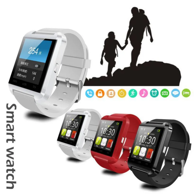 

For iPhone IOS Android Men Women Watches U8 Bluetooth Smart Watch Wear Clock Wearable Device Smartwatch PK GT08 DZ09
