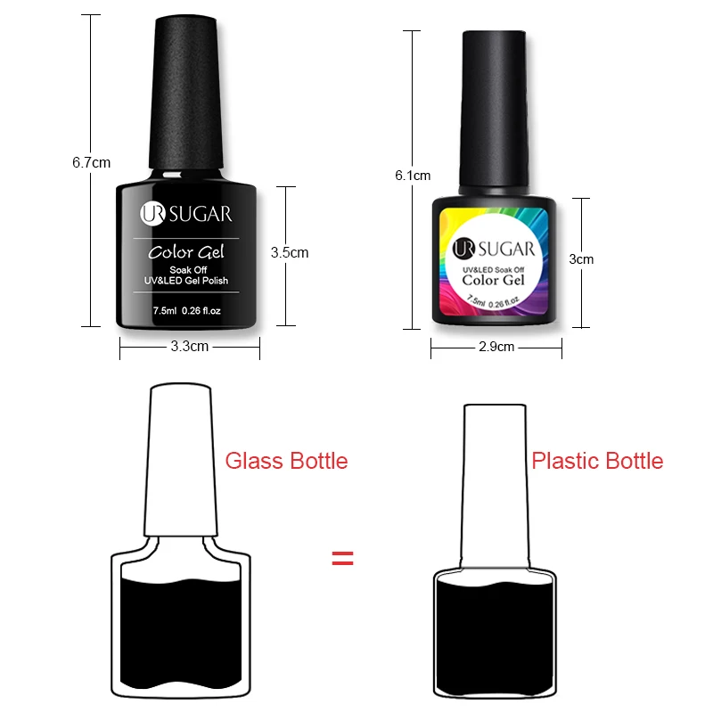 UR SUGAR 7 5 мл термо меняющий гель для ногтей термальный цвет УФ лак Lucky Nail Art Хамелеон