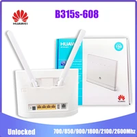 unlocked huawei 4g wireless routers b315 b315s 608 b315s 607 with antenna 3g 4g cpe routers wifi hotspot router