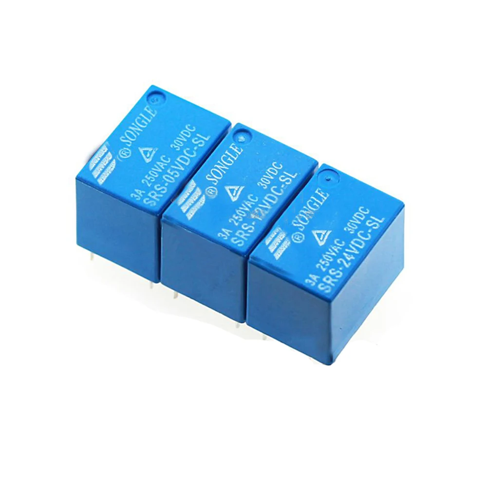 

5 шт./лот 100% оригинальное реле Φ SRS 24VDC SL 5V 12V 24V 6PIN набор трансформаций
