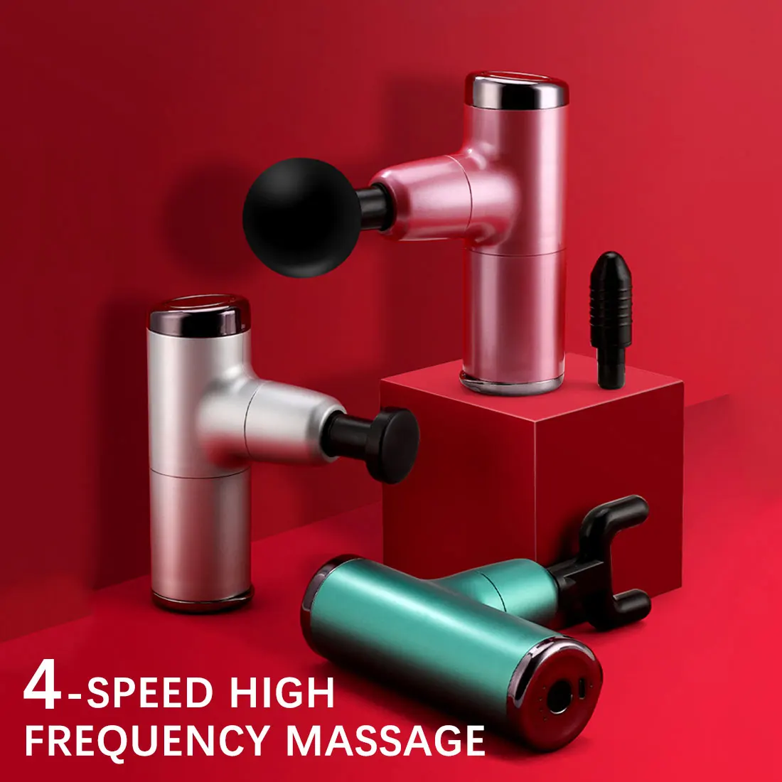 

High frequency Massage Gun mini Pocket Massager muscle relax body relaxation Pain Relief Slimming Shaping Fitness Massage Gun