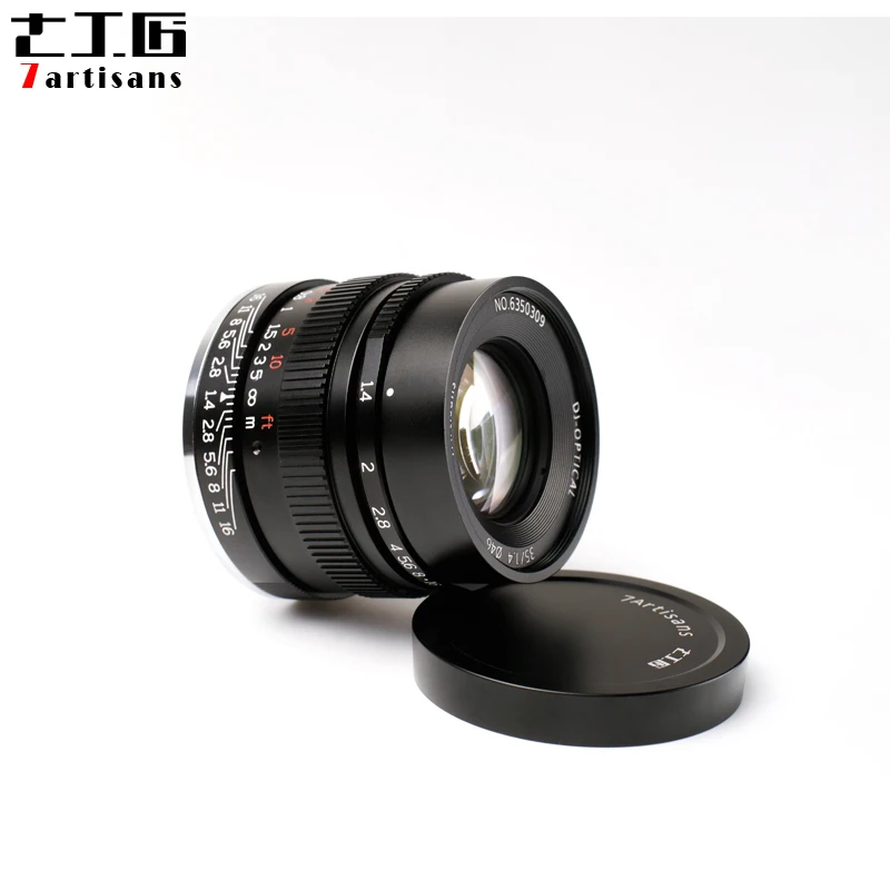7 ремесленников 35 мм F1.4 полная Рамка len для всех одиночных серий камер SONY E-mount A7 A7II