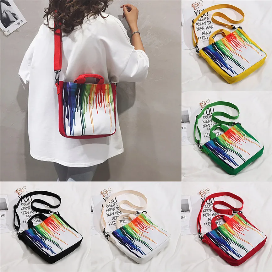 Canvas Shoulder Messenger Women High Capacity Fashion Handbag Bags Quality Shopping Travel Bag For Bolsa Feminina 70 | Багаж и сумки