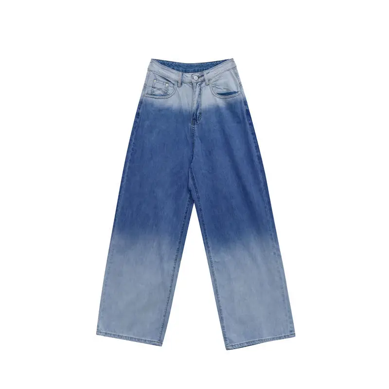 

Fashion Gradient Color Jeans Boyfriend Cool Jeans Fashion Summer Pants High Waist Funny Harajuku Jeans Cool Stright Trousers