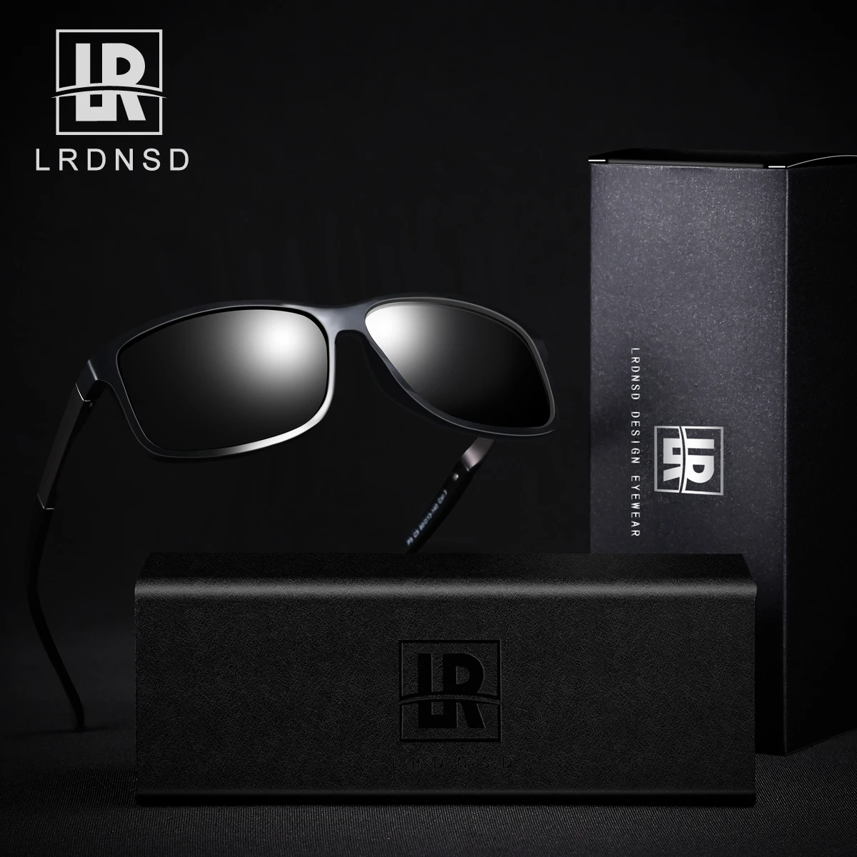 Брендовые классические мужские солнцезащитные очки поляризационные UV400