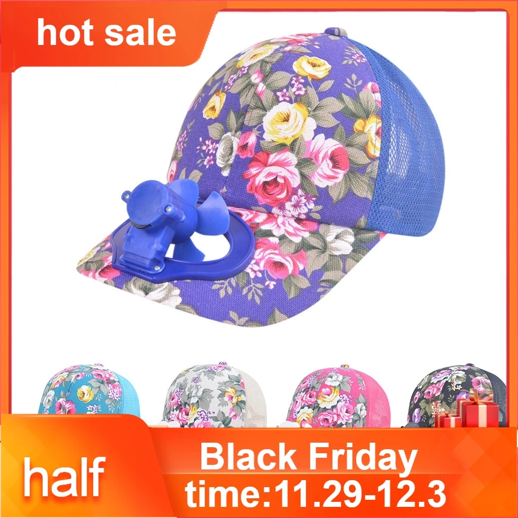 2019 Summer Fan Cooling Sunhat Cap Hat USB Charging Breathable Shade Sunscreen Chapeu De Praia #82 | Аксессуары для одежды