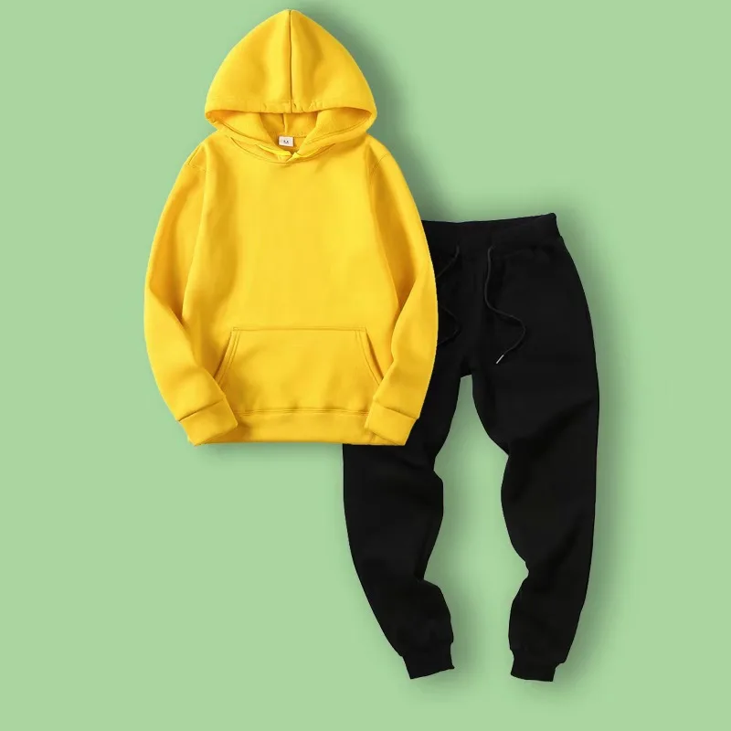 

2021 New Sweater Suit Men And Women Sportswear Clothes + Pants Two-piece Couple Suit PSTZA89-PSTZA92