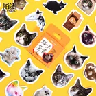 46 шт.кор. кошка удовлетворение мини-наклейки декоративные наклейки для рукоделия дневник альбом-ежедневник Этикетка 