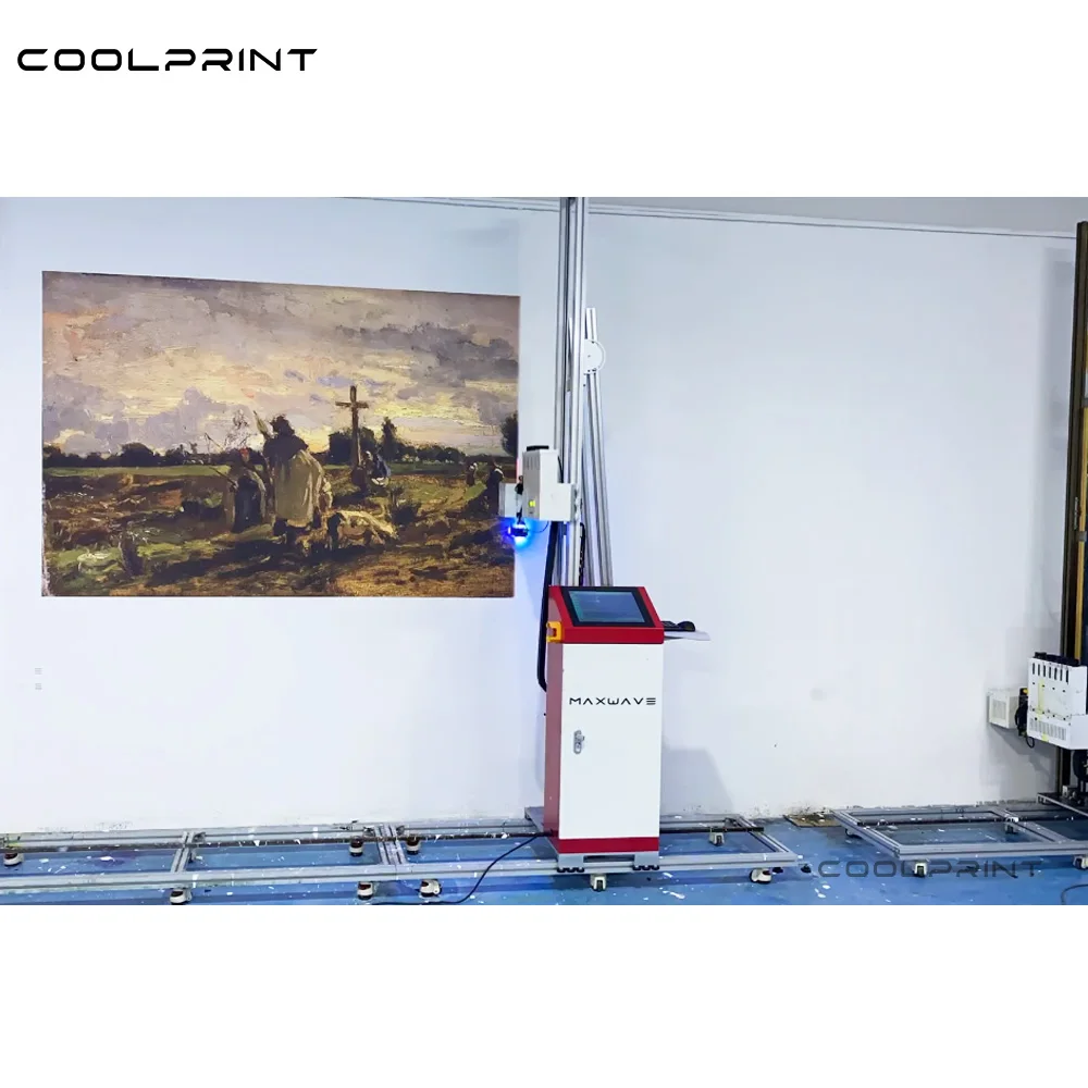 

UV industrial digital Professional printing machines price direct image EPSON DX7 Two Print Head wall printer for sale