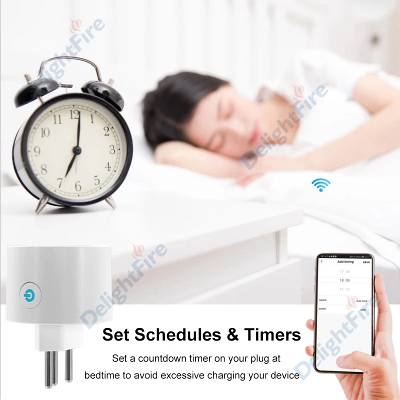 Бразилия смарт розетка Wi Fi Smart Plug с Tuya SmartLife Мощность таймер голос Управление 16A от