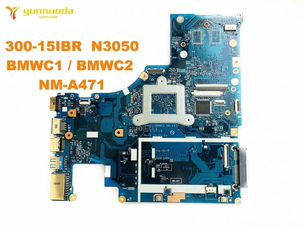 Оригинальный Для Lenovo 300 15IBR Материнская плата ноутбука N3050 BMWC1 BMWC2 NM A471 испытанное