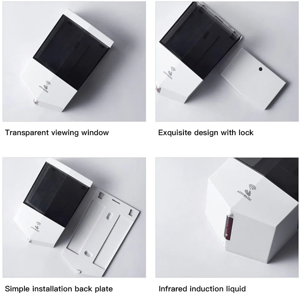 

New Induction Soap Dispenser High-End Intelligent Automatic Induction Soap Dispenser Home Office Wall-Mounted Soap Box 650ML