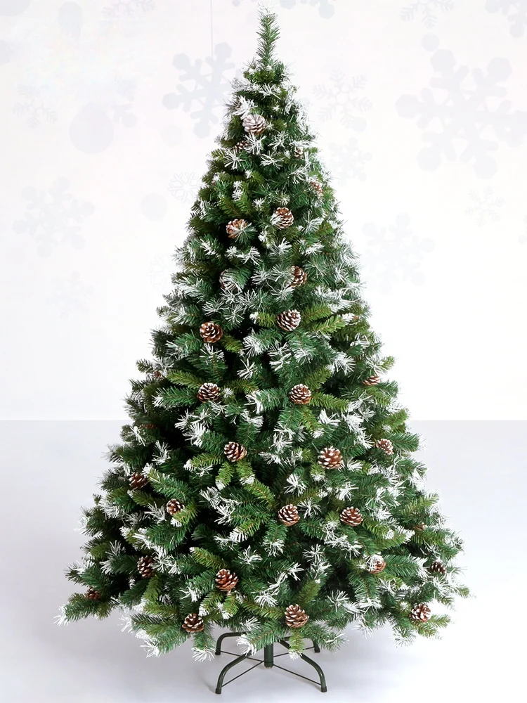 

Рождественская елка-Снежинка GY 1,5 м 1,2 м роскошное шифрование снег Маленькая Рождественская елка домашние украшения