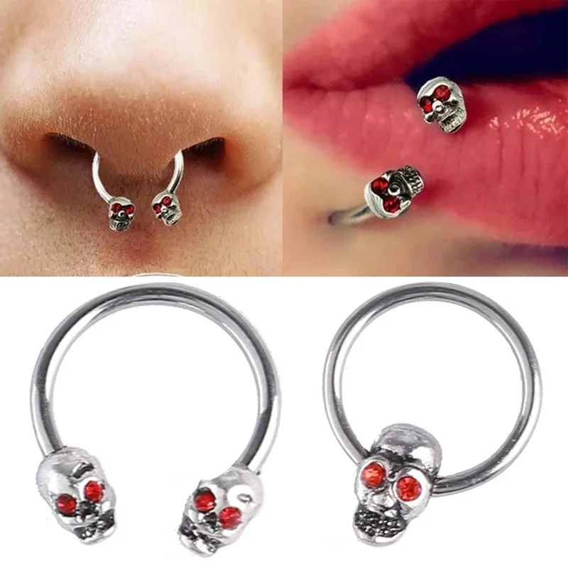 

1 Pc Circular for Septum Nose Ring Barbell Horseshoe Lip Nose Piercing Septum Piercing Helix Cartilage Earring Nipple Jewelry