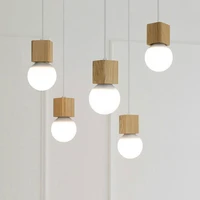 modern simplicity led e27 wood pendant light home improvement wood decoration pendant lamp