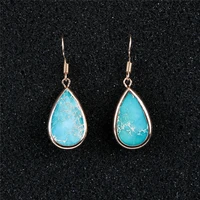 earrings for women natural stone drop earring wedding gifts exquisite lady elegant jewelry wholesale