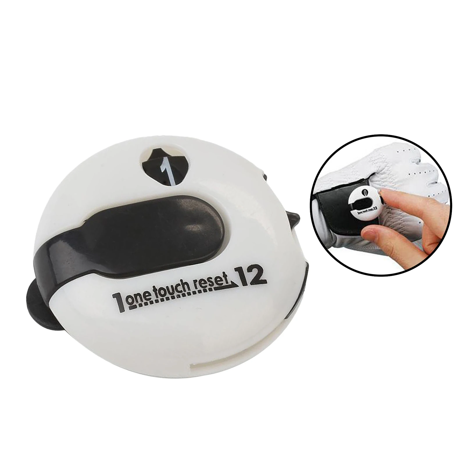 Durable Mini Golf Stroke Counter Clip-on One Touch Reset Score Scoring Counting Tool 12 Shots Scorekeeper | Спорт и развлечения