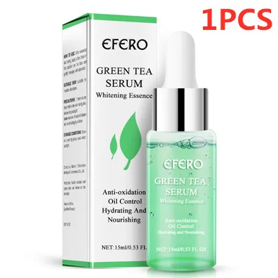 1pcs EFERO сыворотка с гиалуроновой кислотой зеленый чай эссенция увлажняющий крем для лица Лечение Уход за кожей восстановление и отбеливание AntiAnging Winkles - Вес нетто: 1pcs