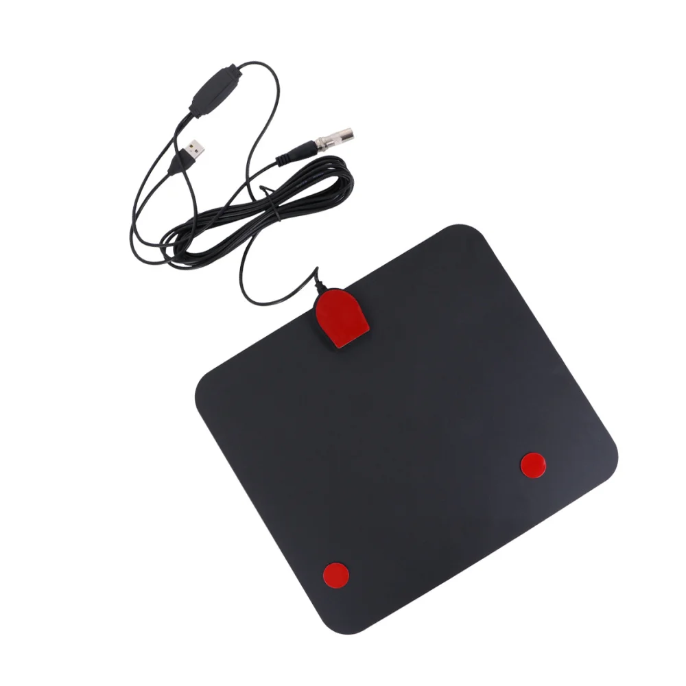 50 миль диапазон Крытый HD цифровой ATSC T ТВ антенна с усилителем усилитель Сигнала