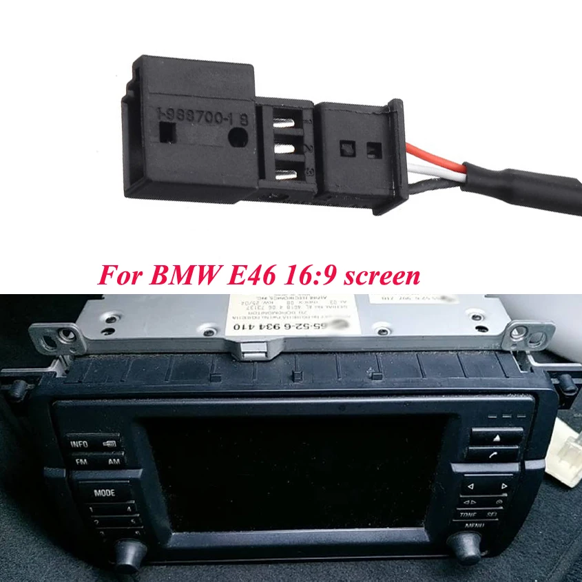 Автомобильный адаптер Bluetooth 5 0 музыкальный аудио AUX 3Pin для BMW E39 E46 E38 E53 16:9