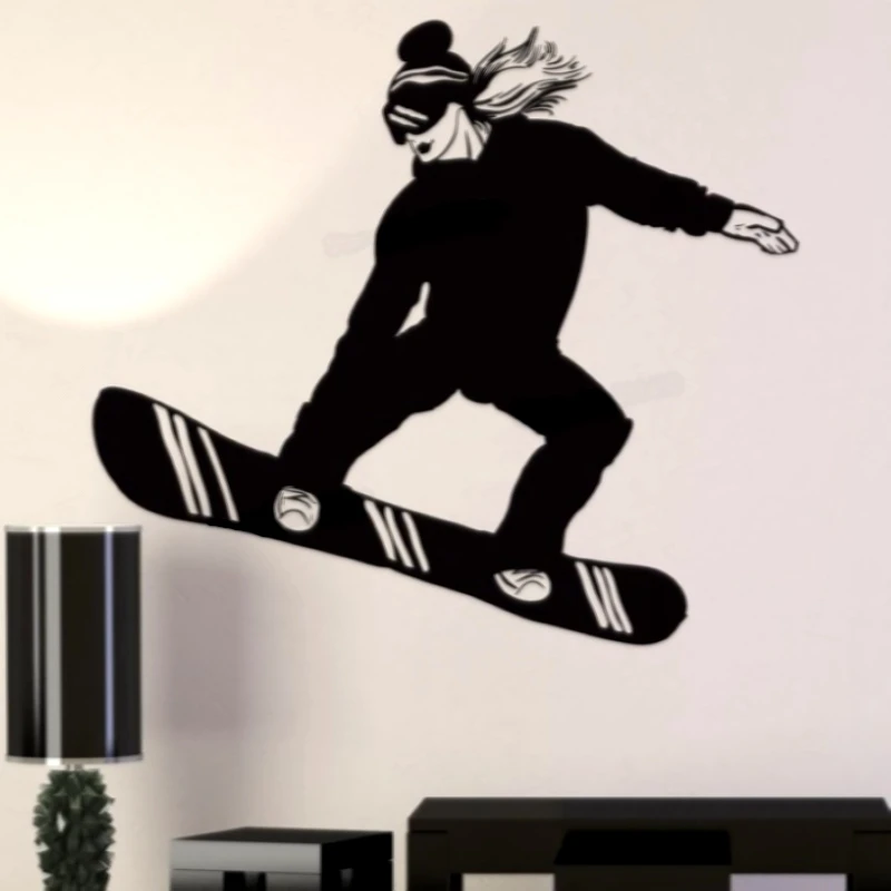 

Ski Car Sticker Snowboarding Decal Skiing Posters Board Vinyl Wall Decals Pegatina Decor Mural Ski Sticker