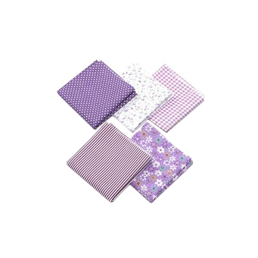 Ручная работа Лоскутная Ткань розовая простая хлопковая ткань с принтом