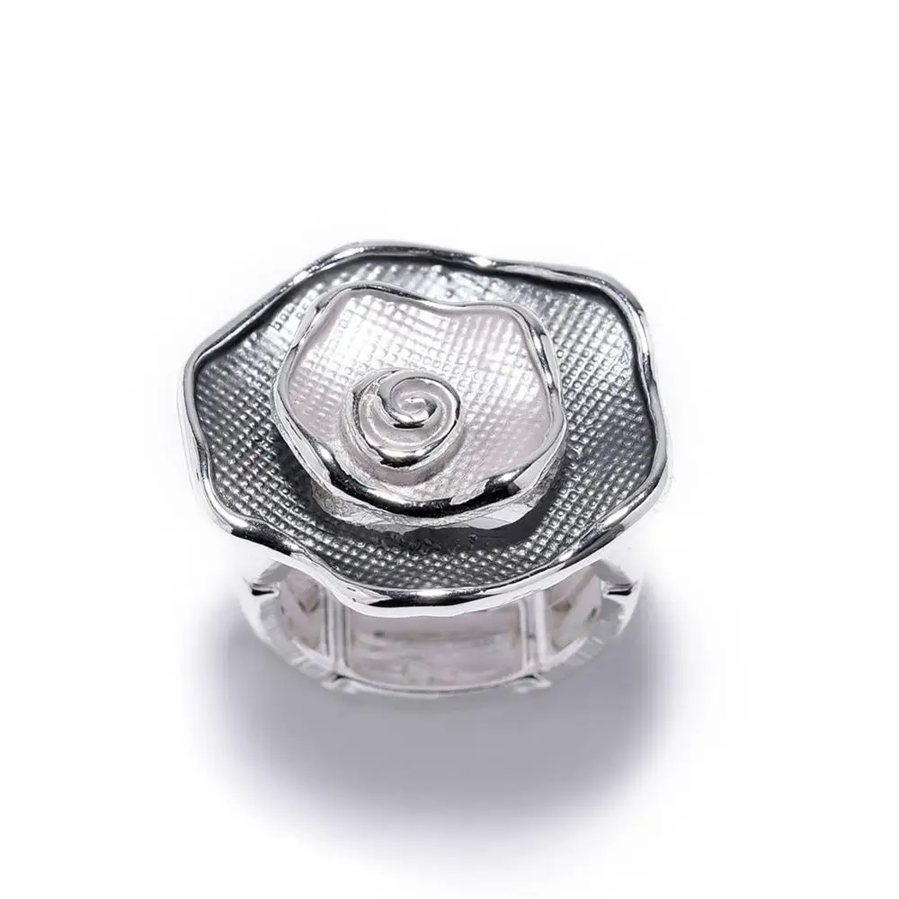 Мода 2020 хит эмаль регулируемые эластичные кольца с цветами для девочек Трендовое