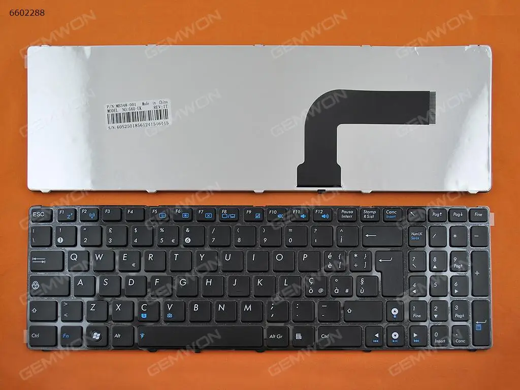 Новая итальянская сменная Клавиатура для ноутбука ASUS G60 G60J G60V G60JX G60VX A73 A73T A73B A73E A73S