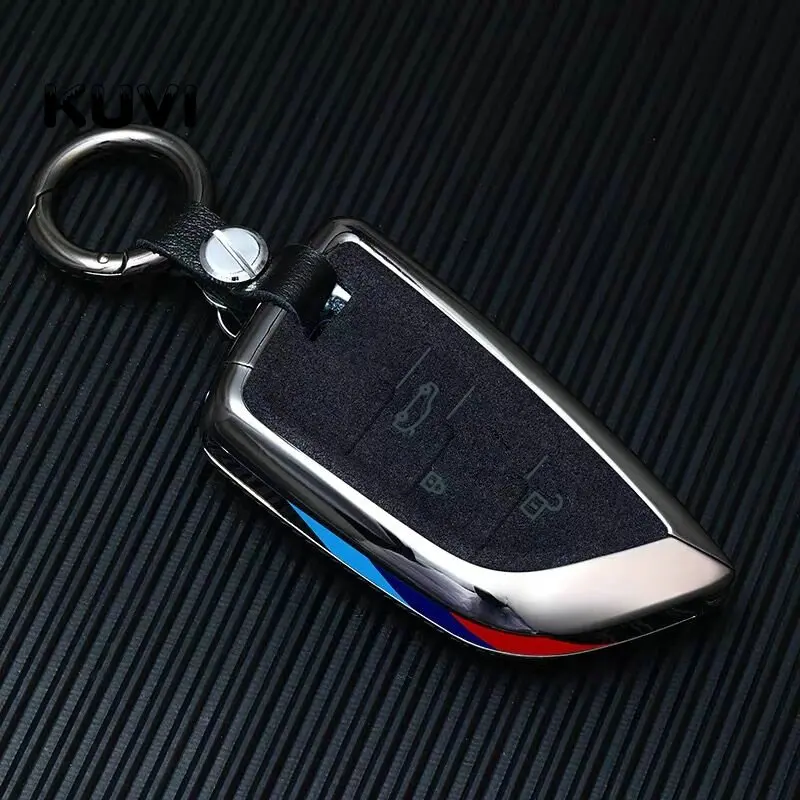 Чехол для автомобильных ключей из сплава и замши чехол BMW X1 X3 X5 X6 X7 1/3/5/6/7 серии G30 G20