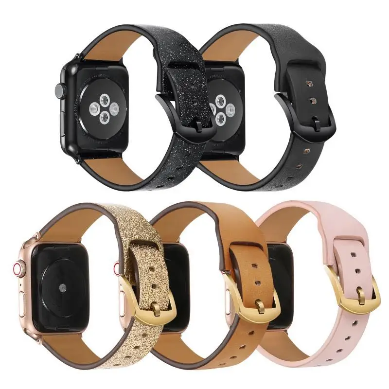 Ремешок для Apple watch из натуральной кожи 42 мм 38 Iwatch 5 4/2/1 40 44 | Наручные часы