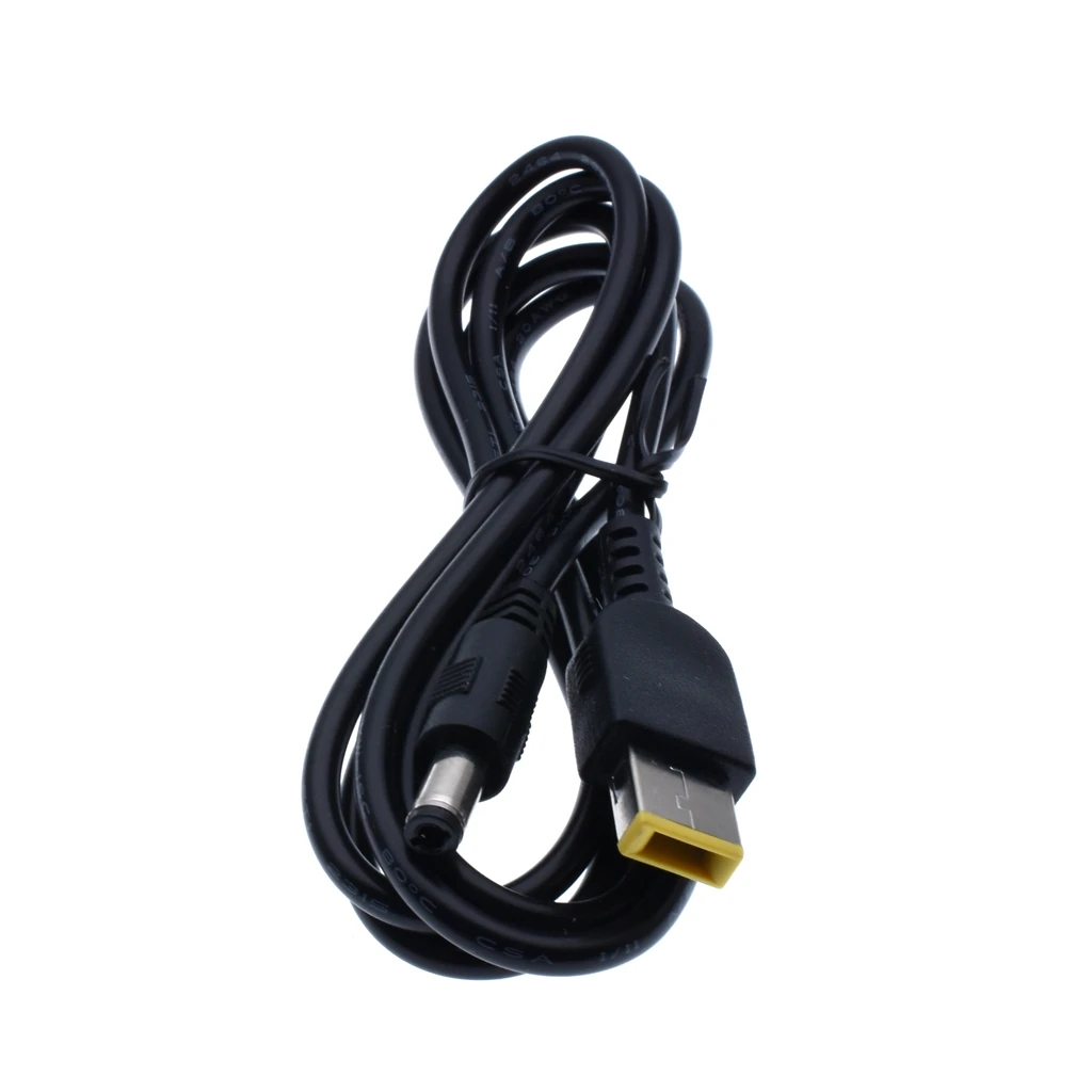 5,5*2,5 мм мужской круглый разъем для USB квадратный разъем адаптер питания конвертер кабель для lenovo ThinkPad YOGA G500 G505 DC Jack шнур
