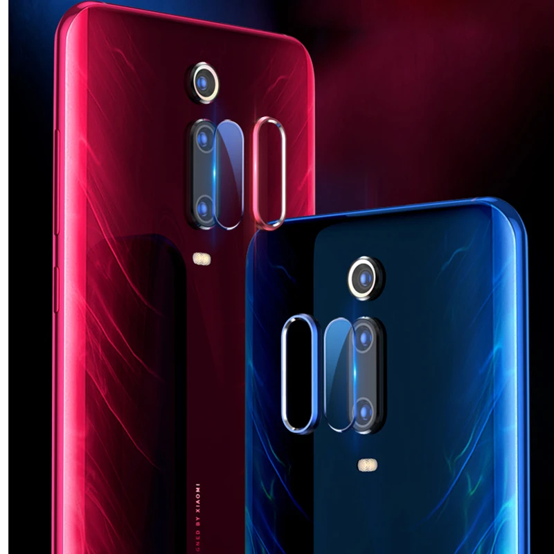 For Xiaomi Redmi K20 Pro Metal Camera Lens Protective Ring Case + Rear Tempered Glass for K20Pro Screen Protector | Мобильные