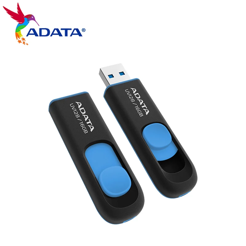 Оригинальный USB Флэш-Накопитель ADATA UV128 16 ГБ 32 64 Гб 128 высокоскоростной 3 2 Gen 1 карта