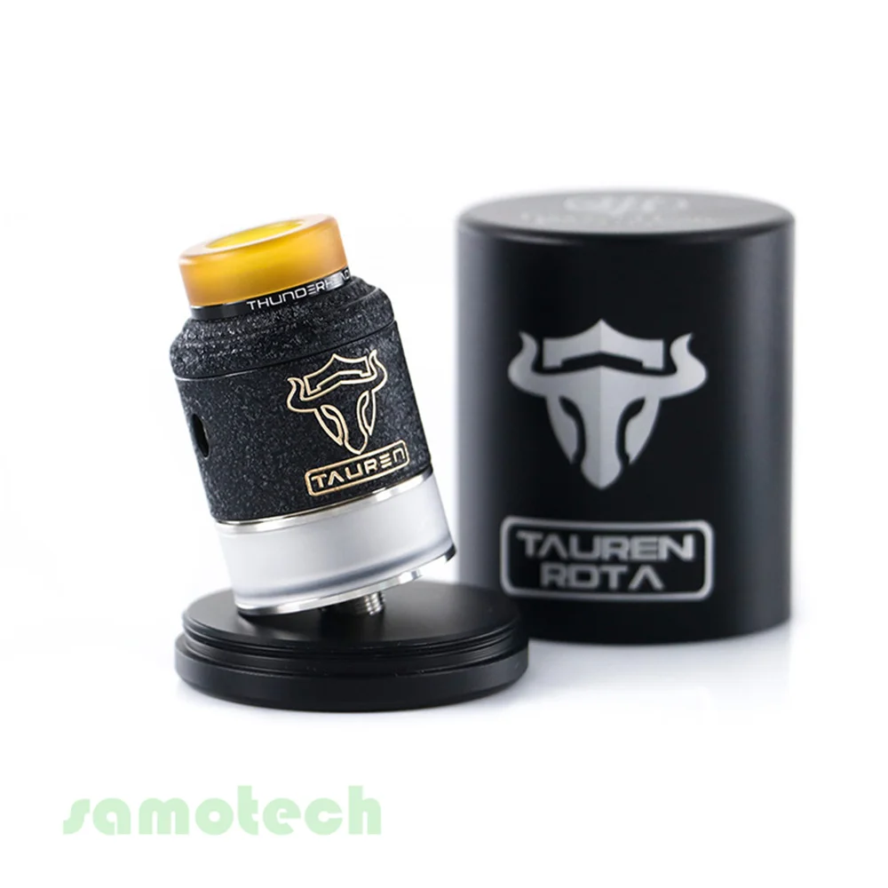 

Original THC Tauren RDTA tank Double 28 micro air holes leak proof Rebuildable THC atomizer Fit for E Cigarette box mod vape