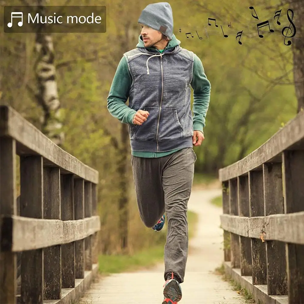 Модные беспроводные наушники Bluetooth 4 2 музыкальная шапка умные шапки гарнитура